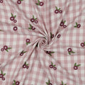 Musselin Gingham Rose
