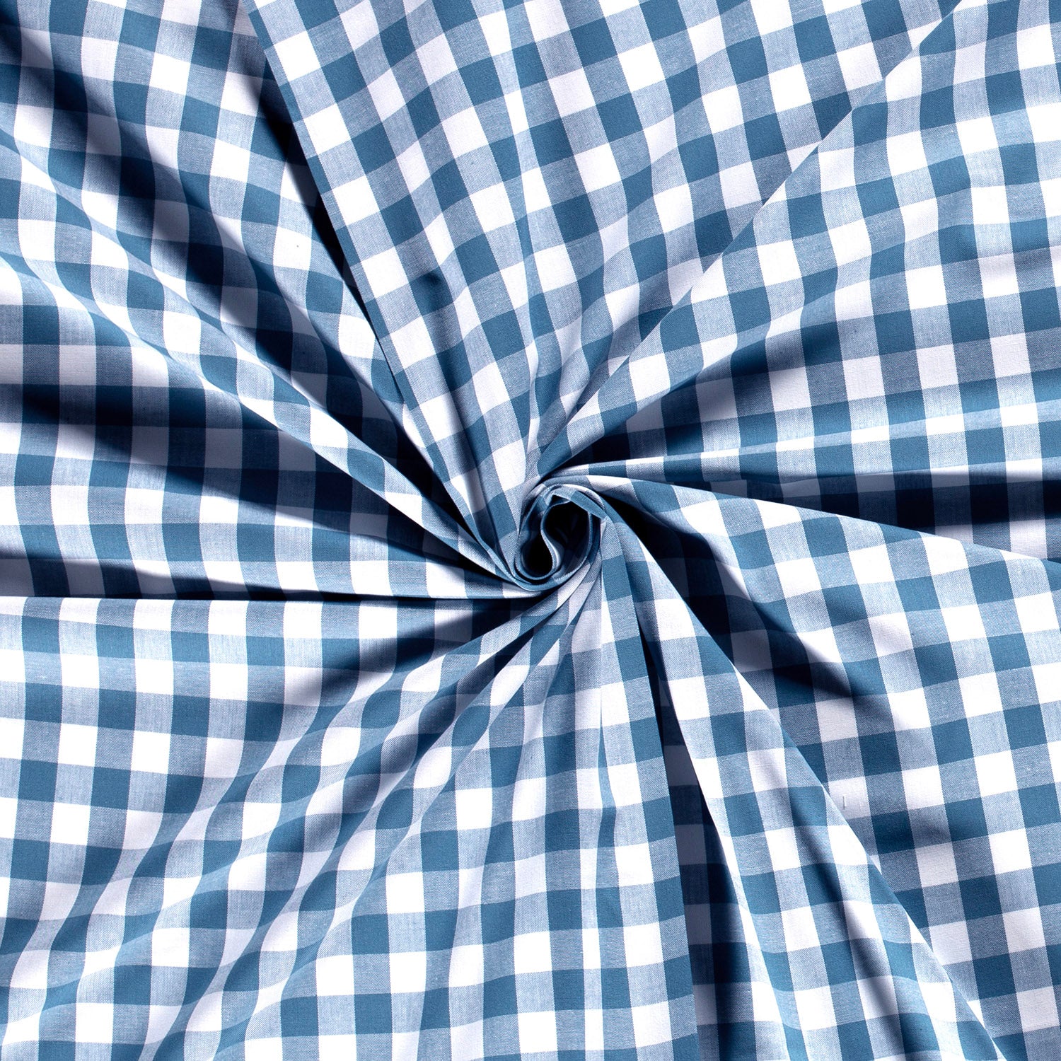 Poplin Gingham Indigo