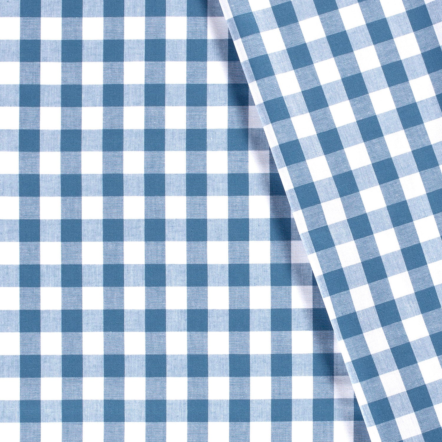 Poplin Gingham Indigo