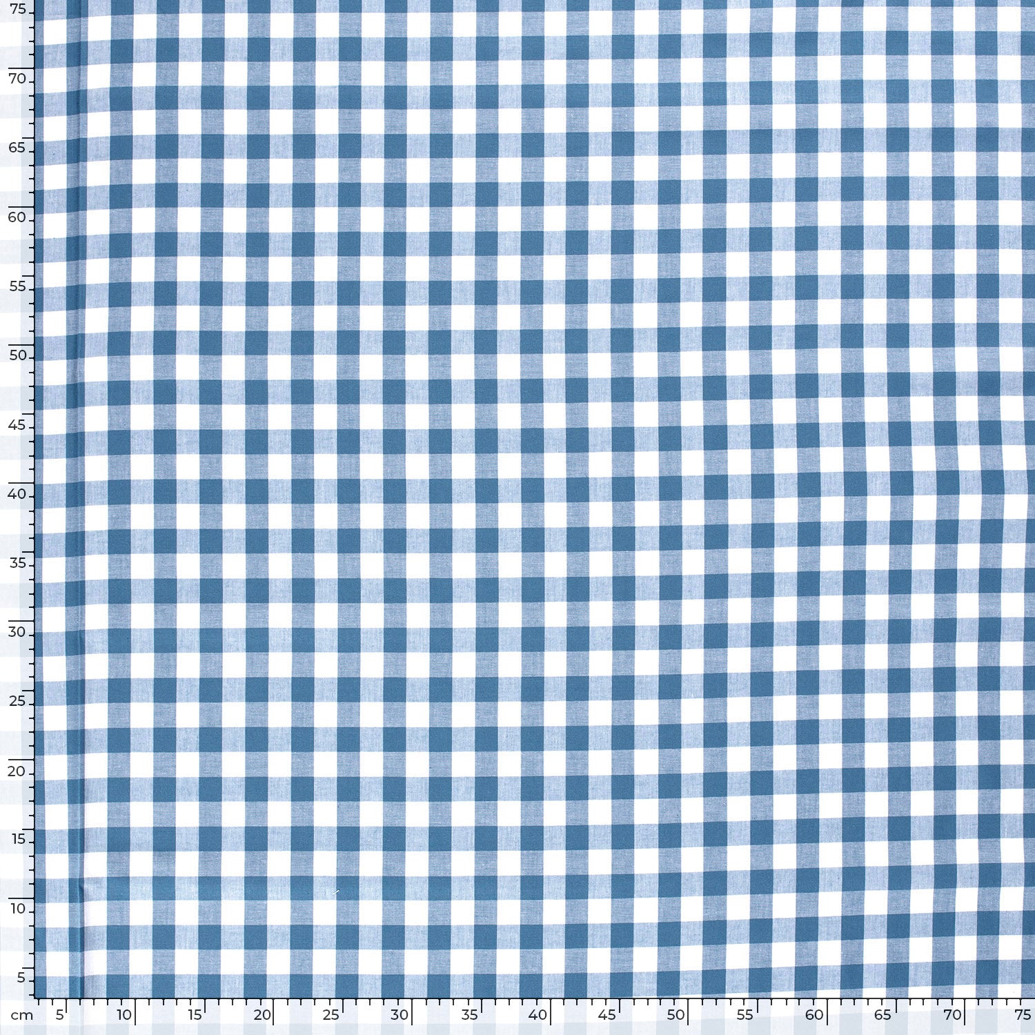 Poplin Gingham Indigo