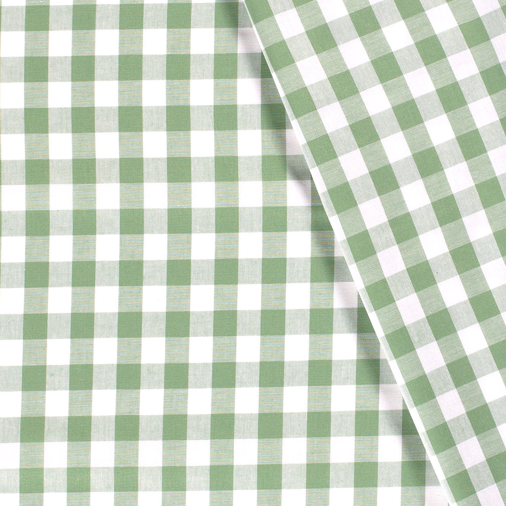 Poplin Gingham Grønn