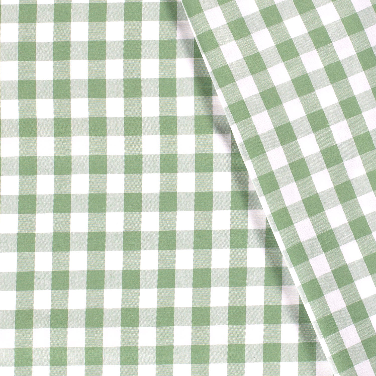 Poplin Gingham Grønn