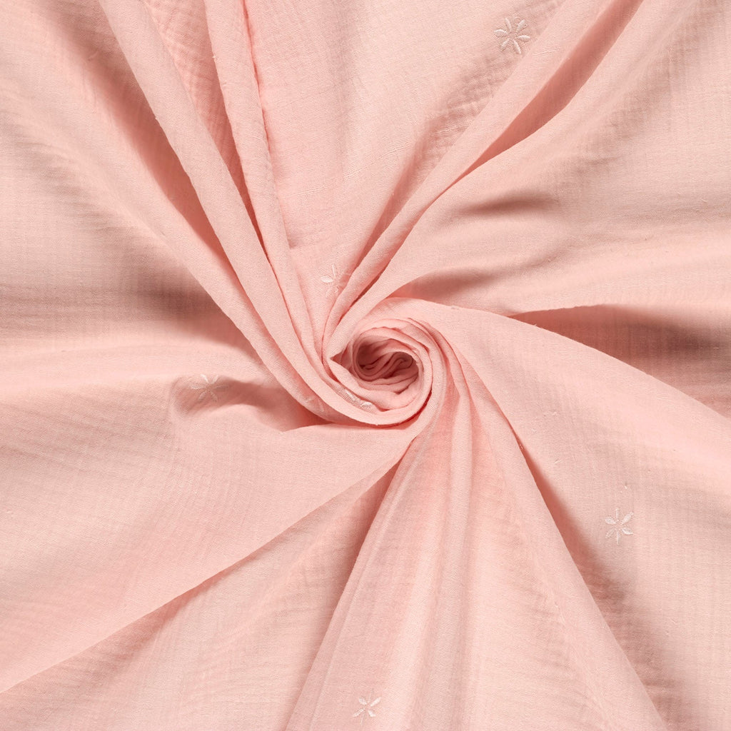 Musselin Rosa Blomst