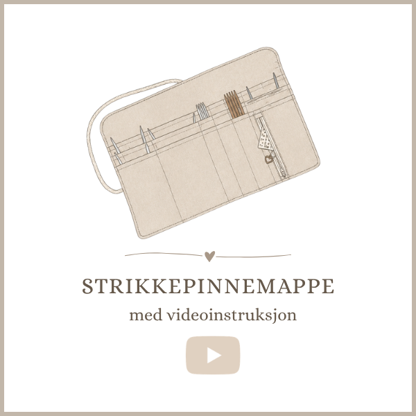 Strikkepinnemappe Symønster