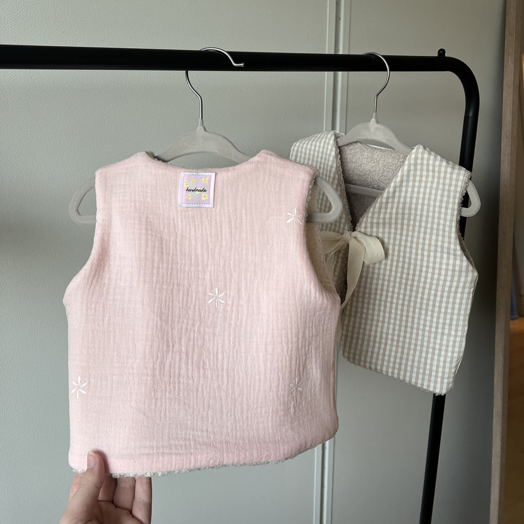 2-i-1 Teddy Vest Symønster